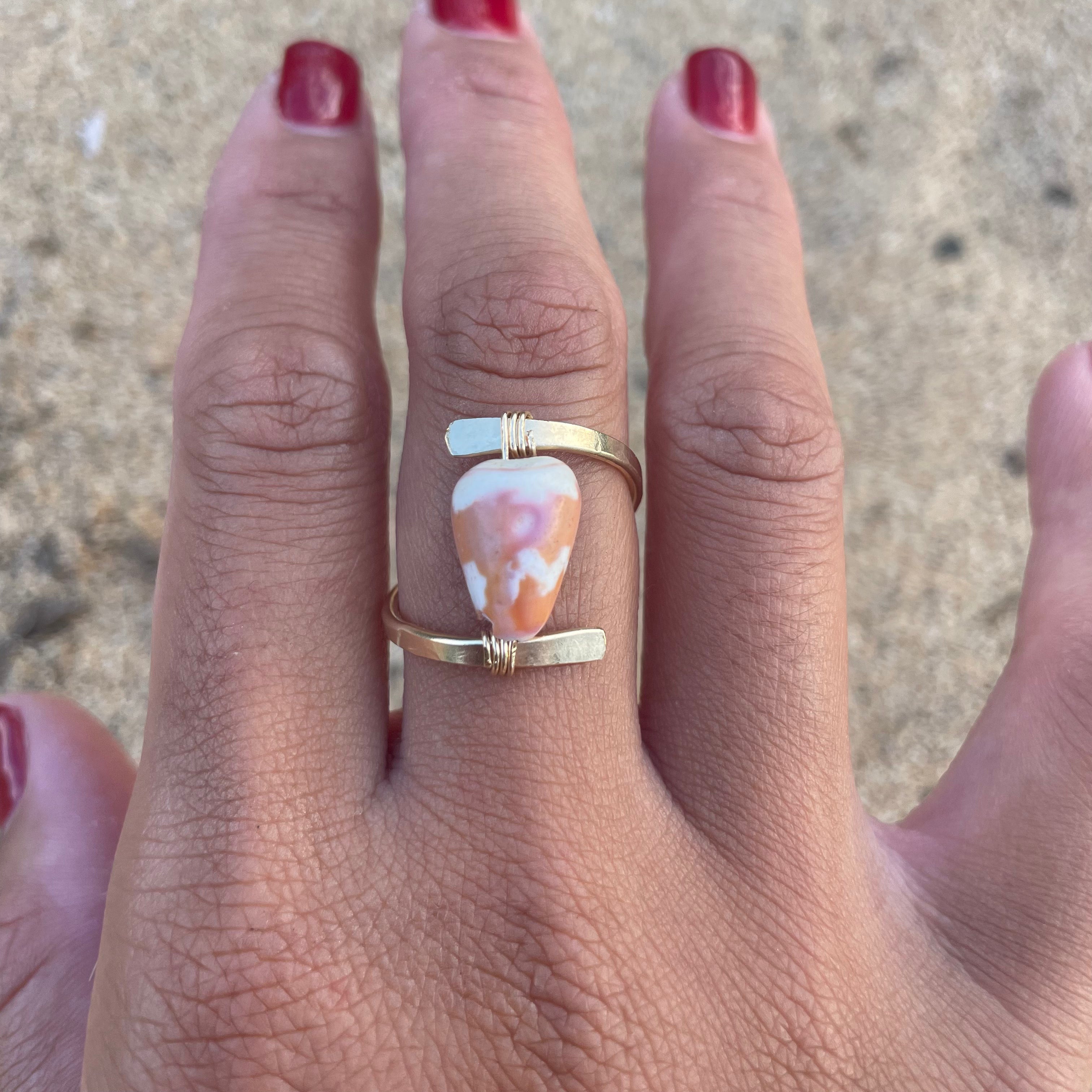 SIZE 5 CONE SHELL RING