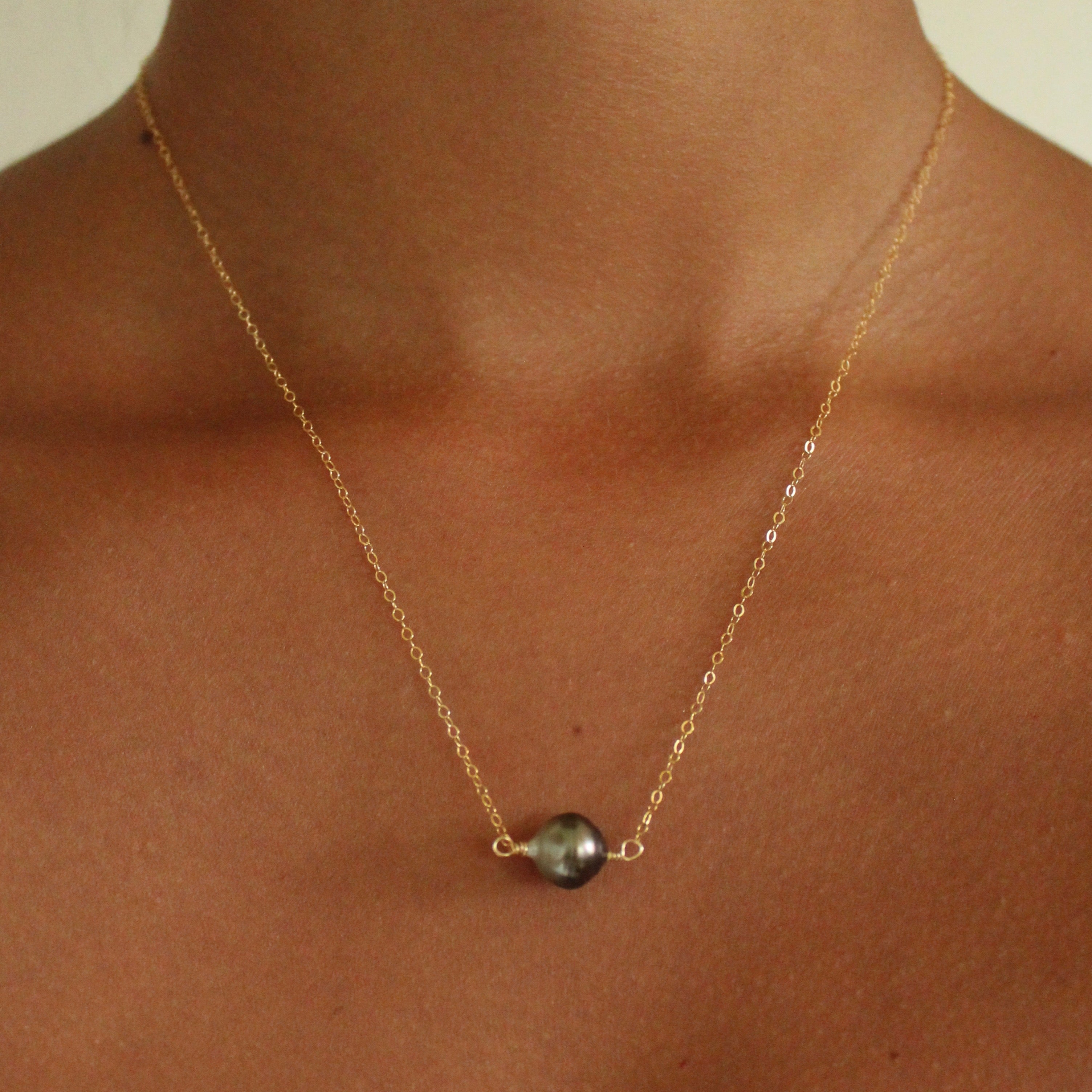 CLASSIC BAROQUE TAHITIAN PEARL NECKLACE