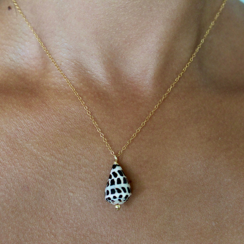 HEBREW CONE SHELL NECKLACE