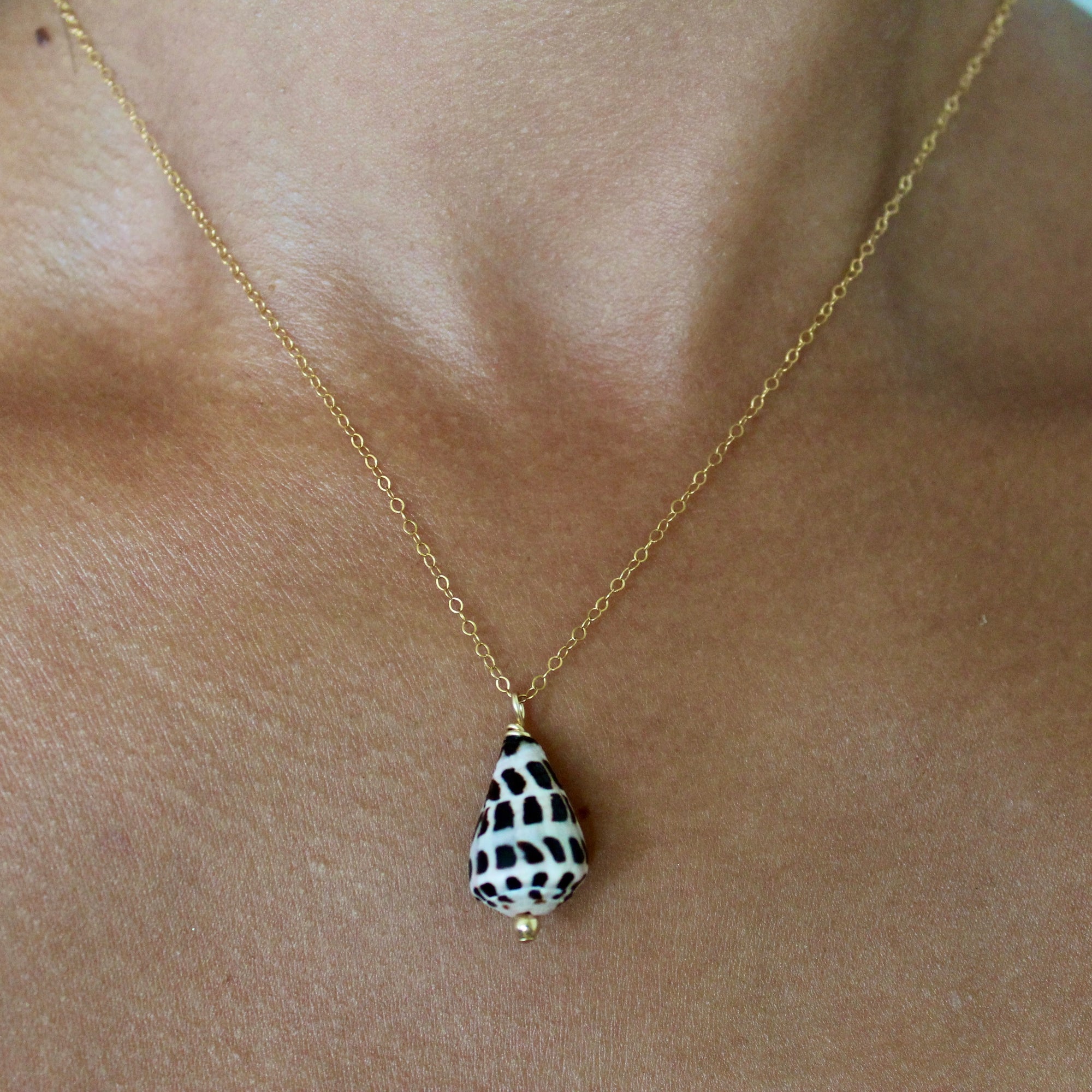 HEBREW CONE SHELL NECKLACE
