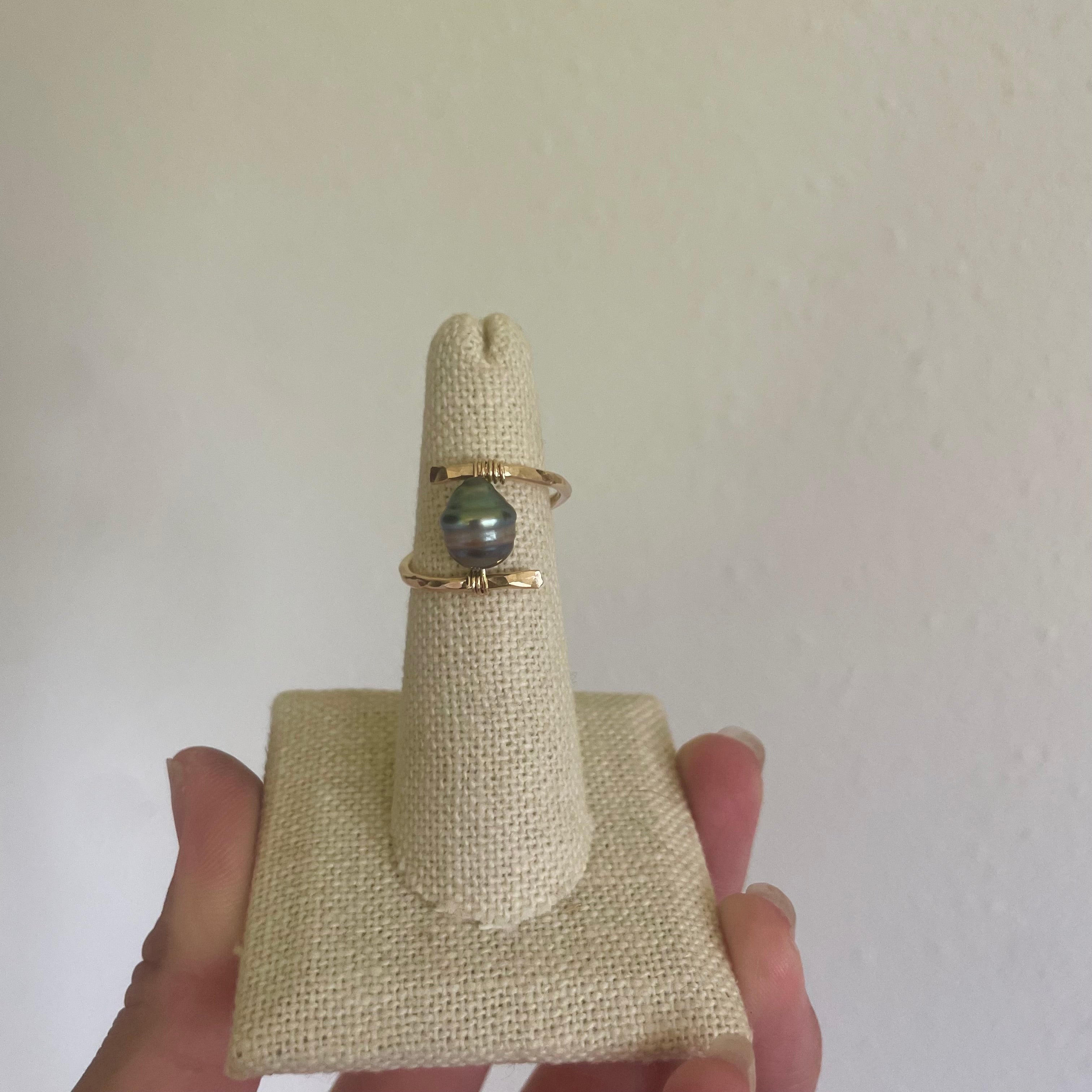 TAHITIAN PEARL BYPASS RING