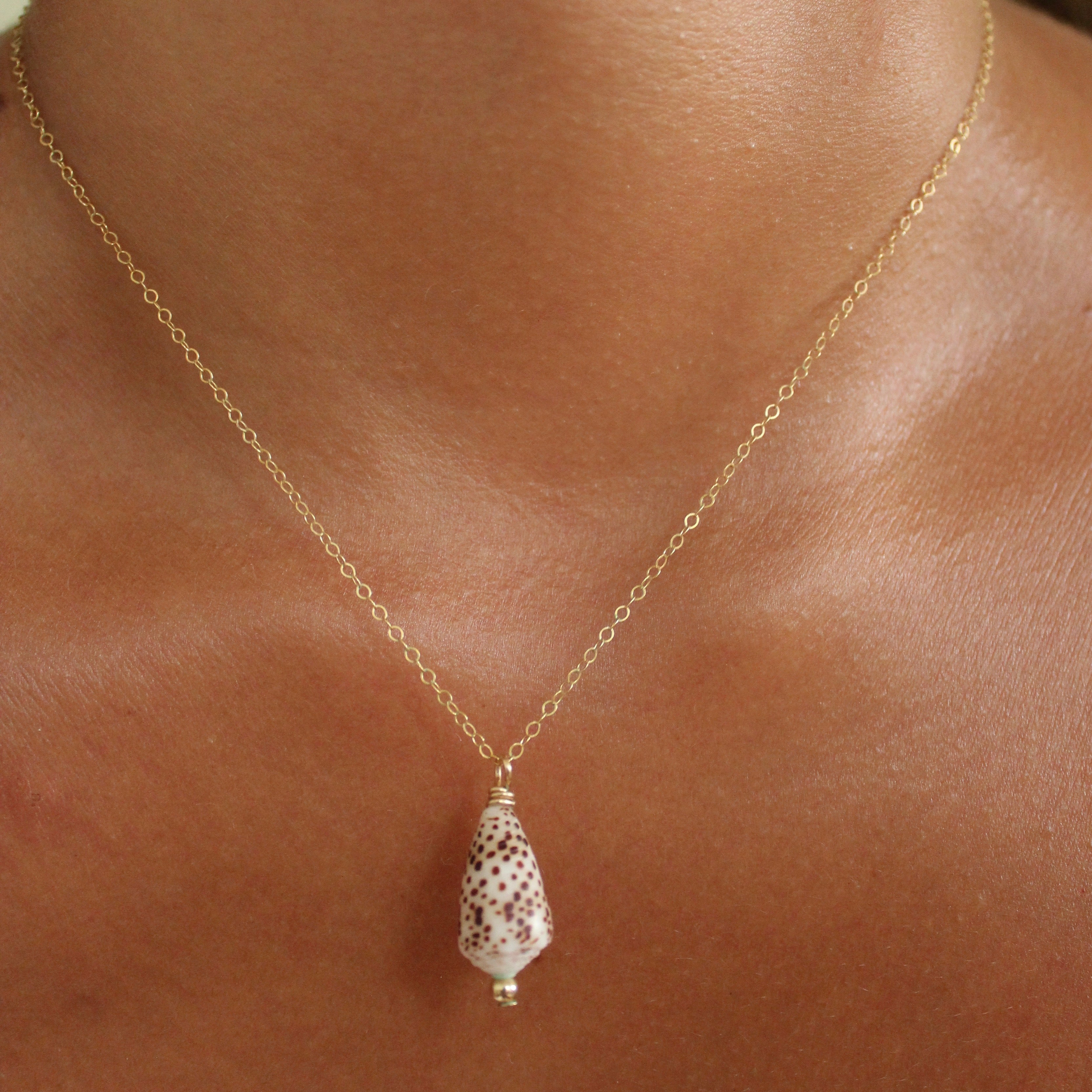 FLEA CONE SHELL NECKLACE