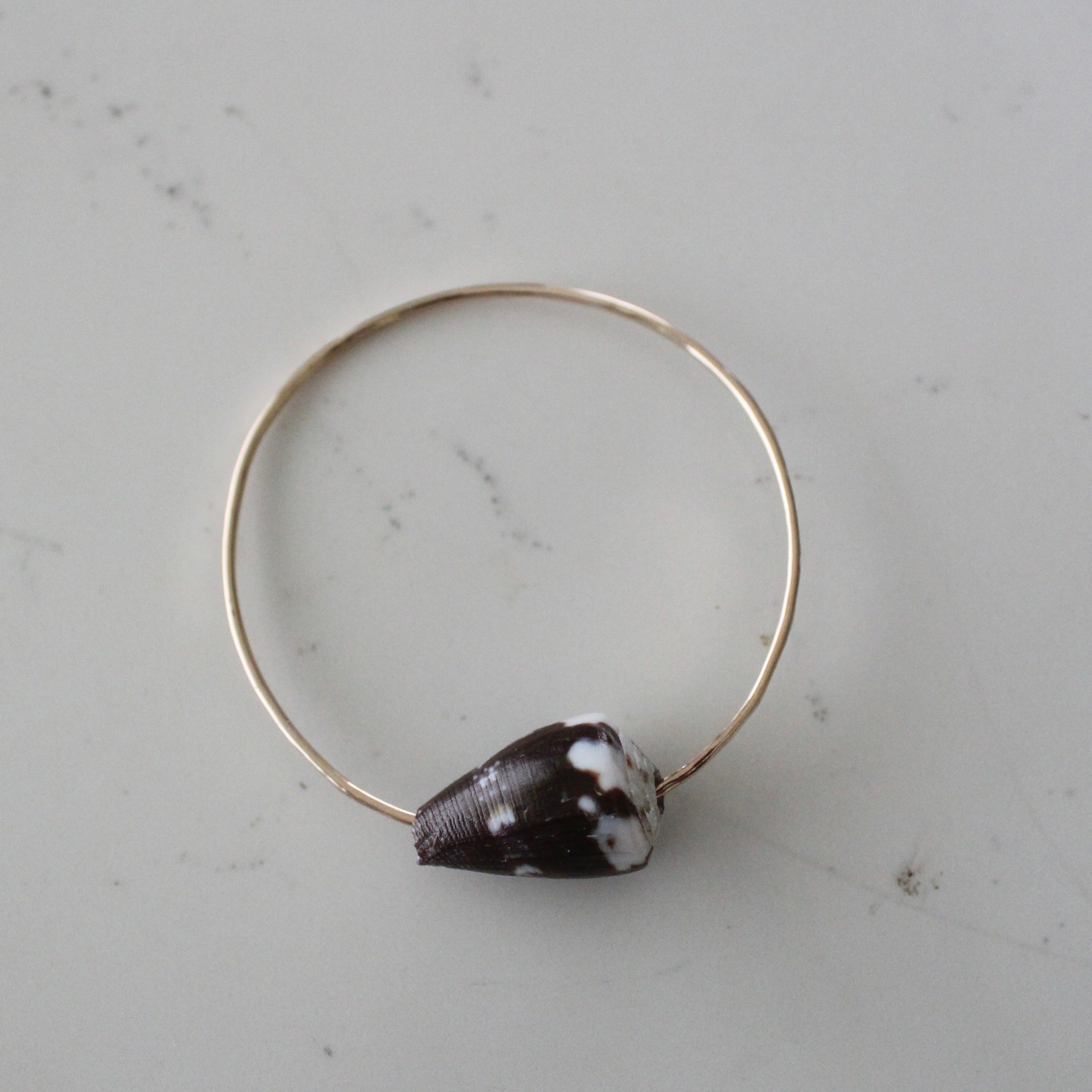 RAT CONE SHELL BANGLE SIZE 7.25