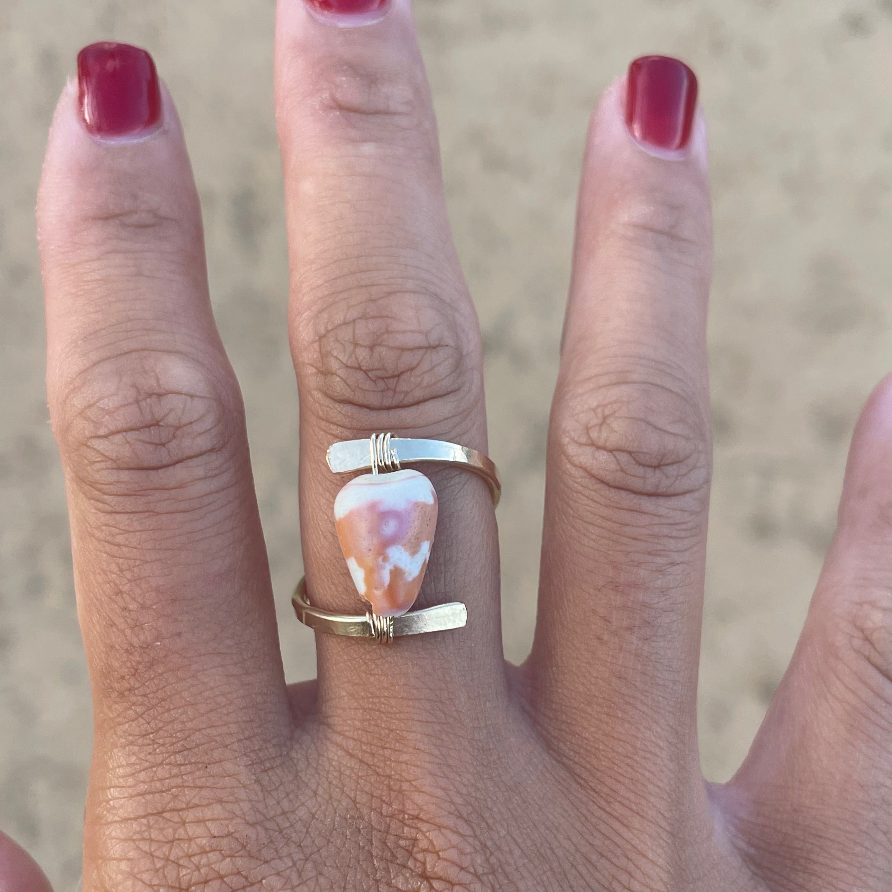 SIZE 5 CONE SHELL RING