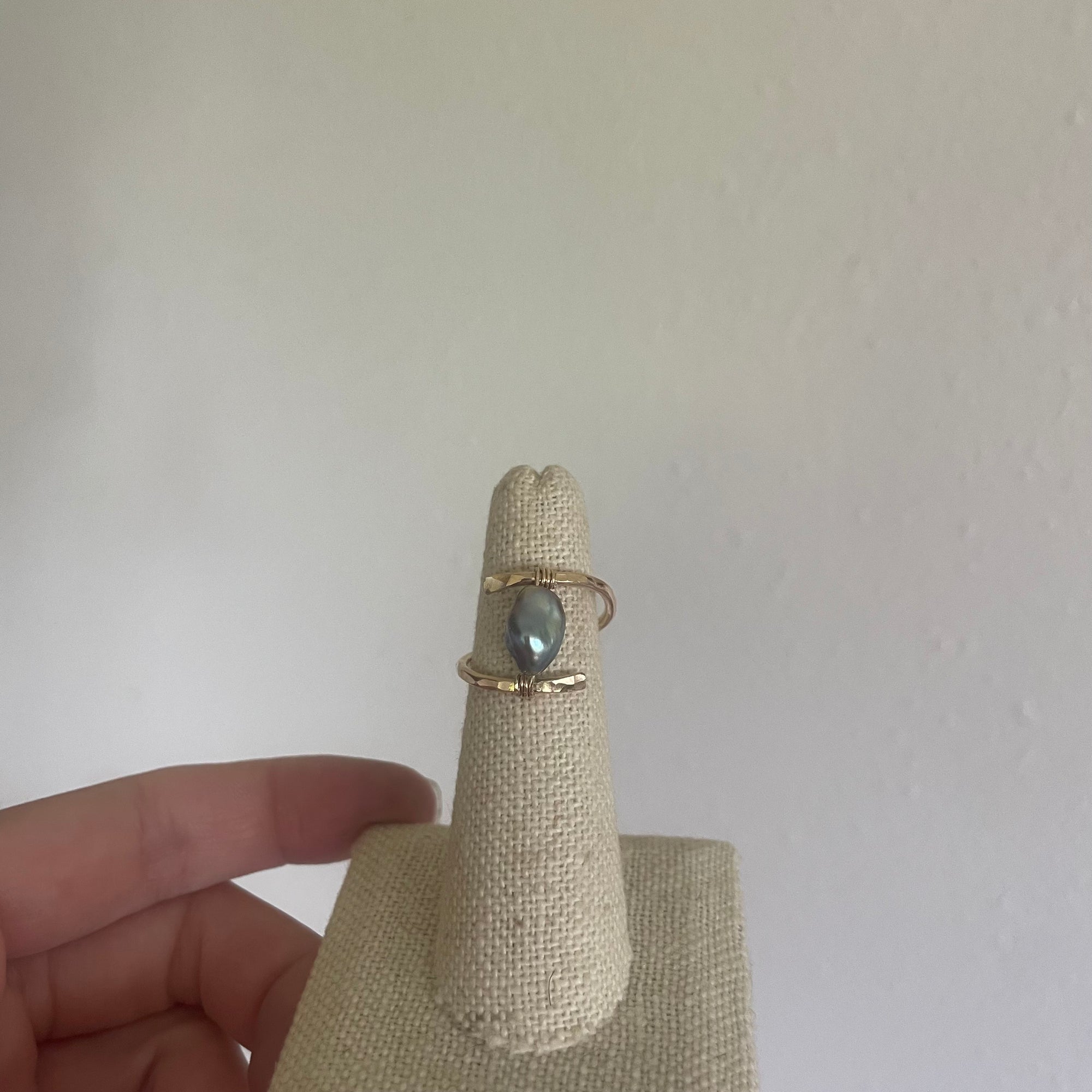 KESHI PEARL RING