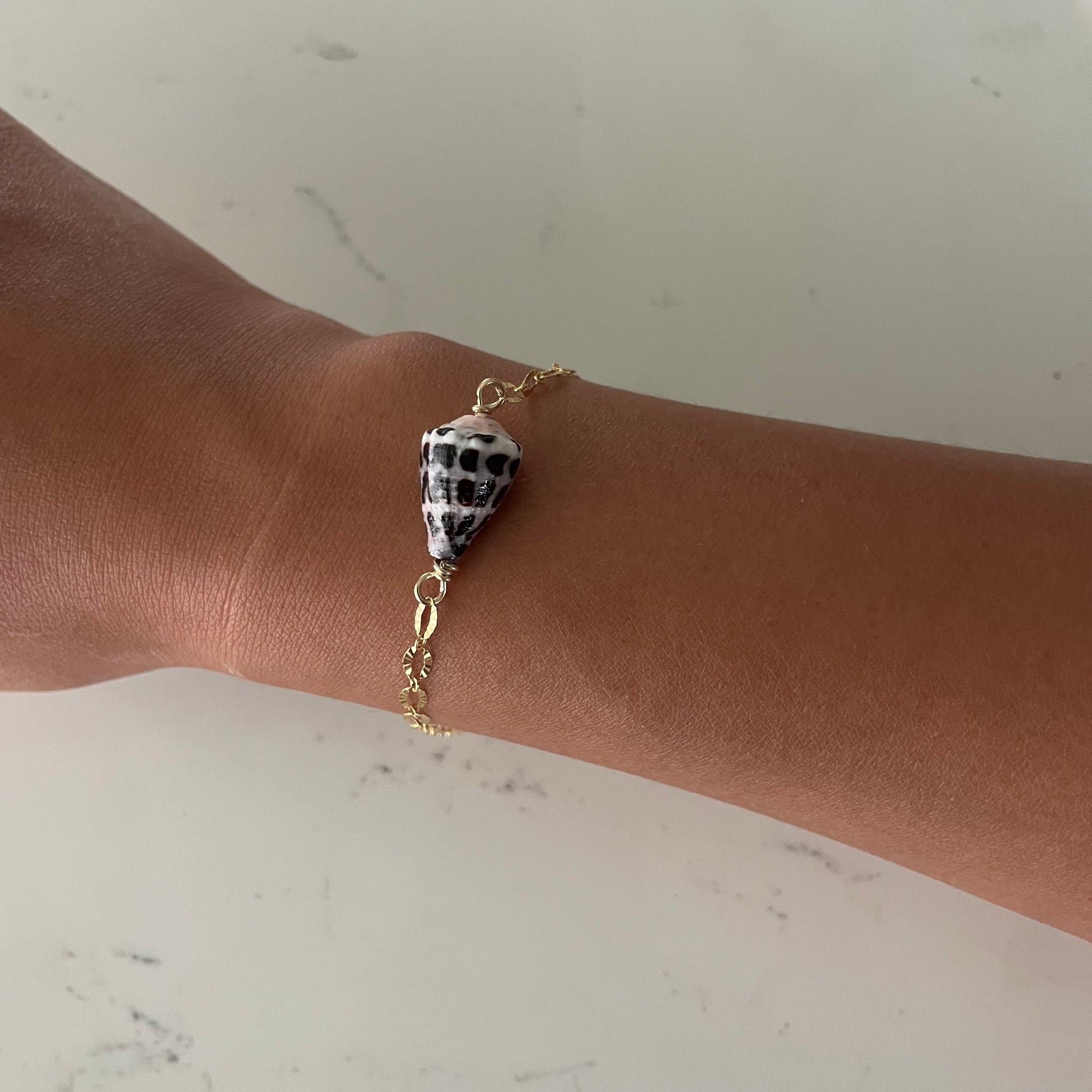 HEBREW CONE SHELL BRACELET