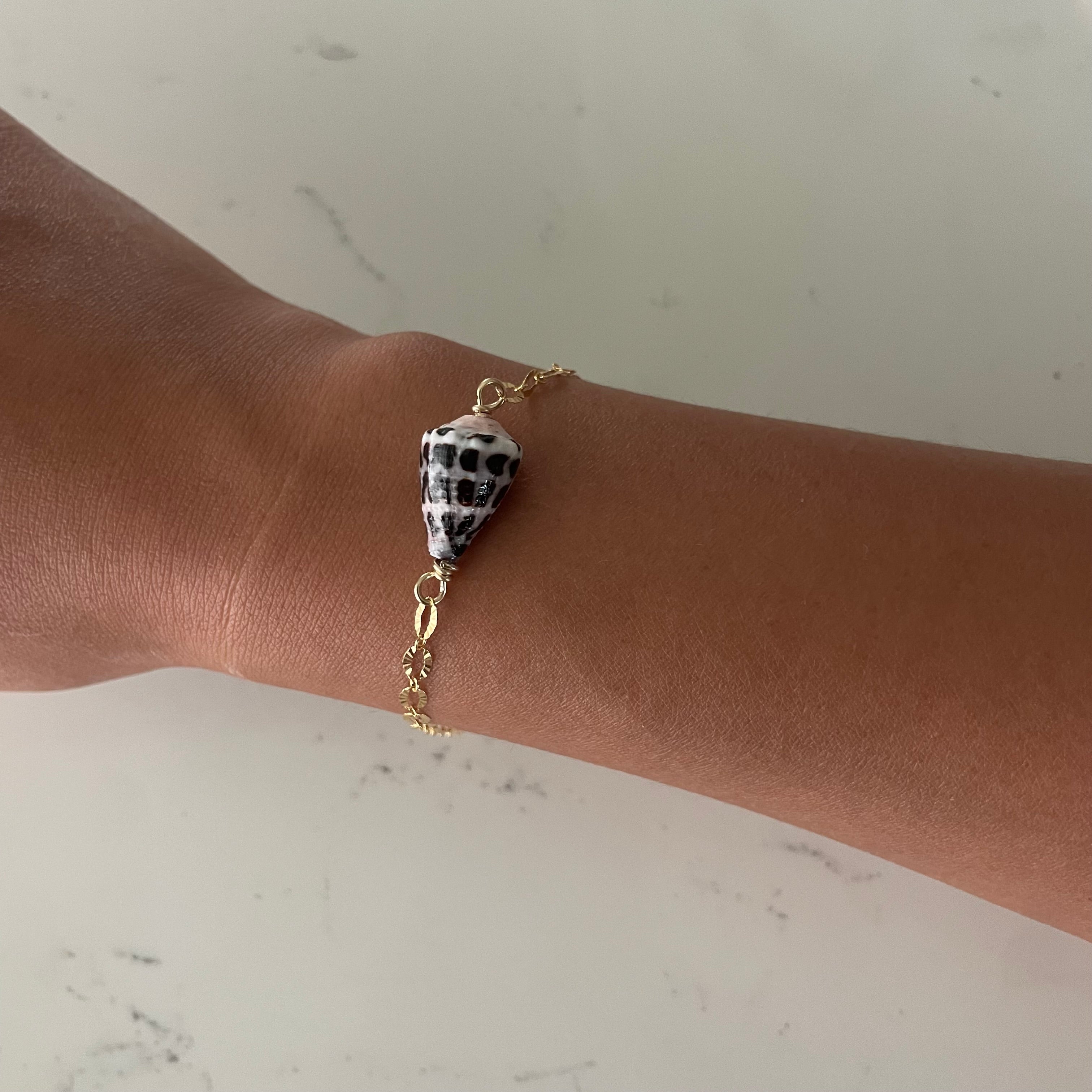 HEBREW CONE SHELL BRACELET