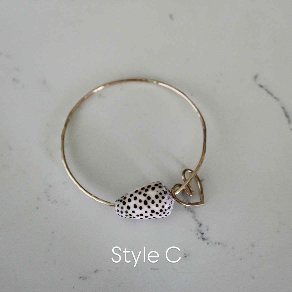 FLEA CONE SHELL BANGLE