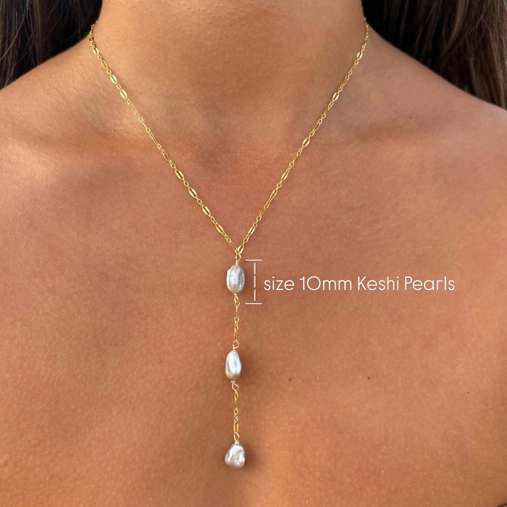 KESHI COVE LARIAT NECKLACE