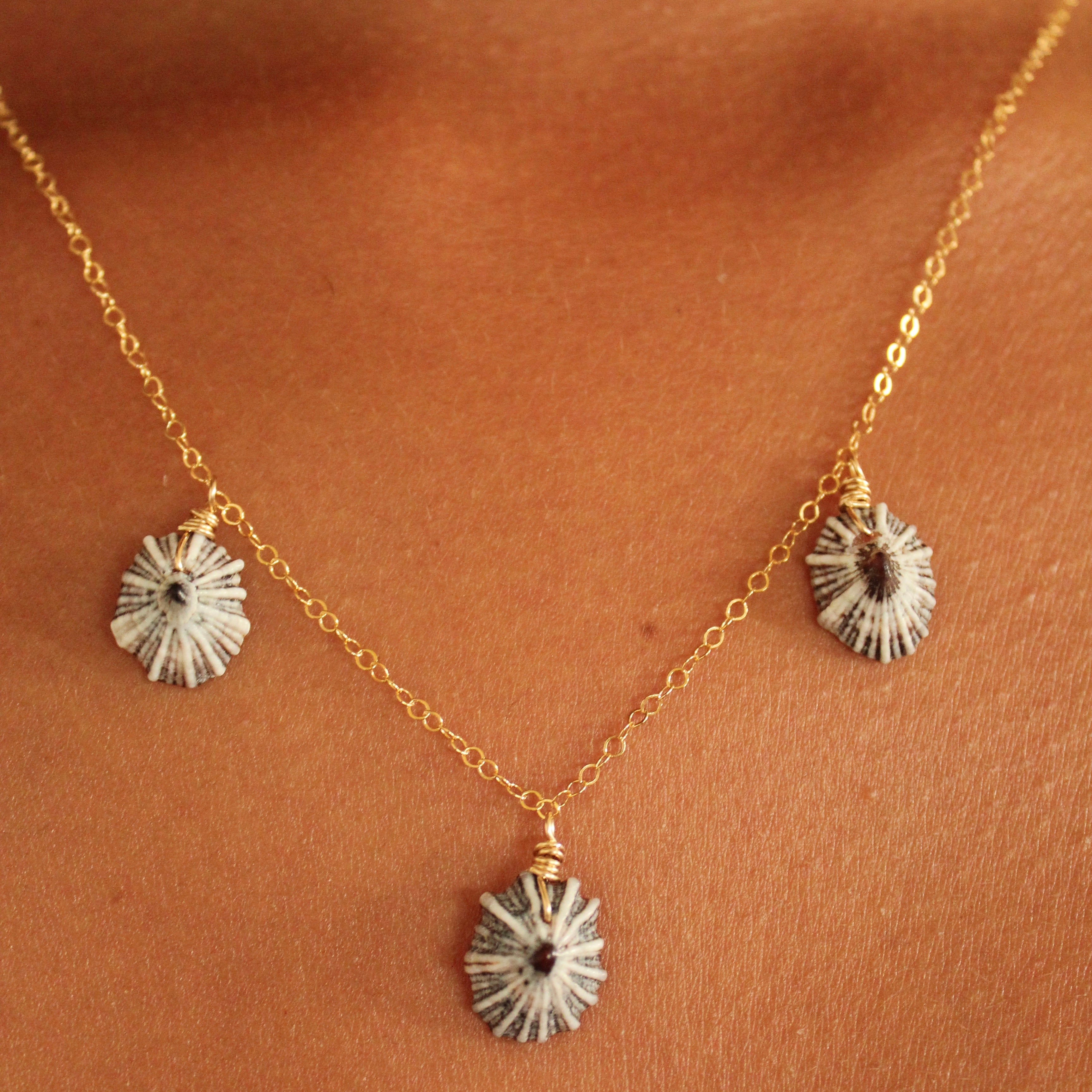TRIPLE 'OPIHI ‘AWA NECKLACE