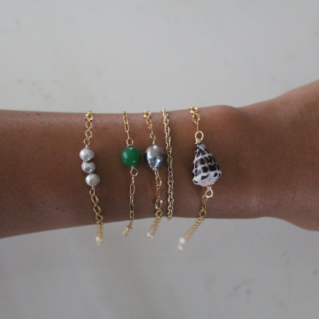 HEBREW CONE SHELL BRACELET