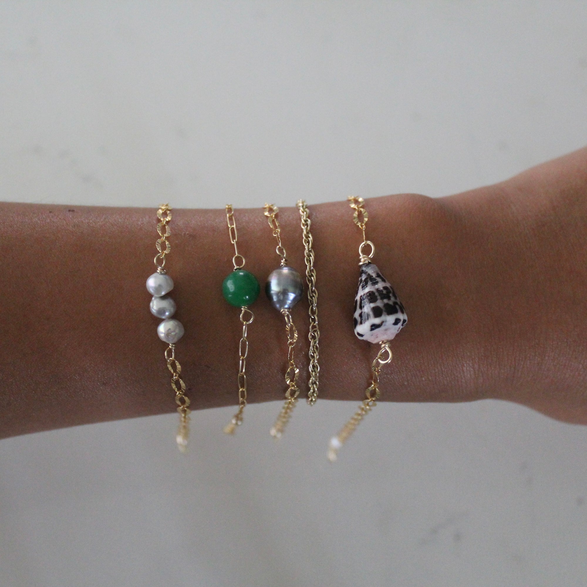 HEBREW CONE SHELL BRACELET