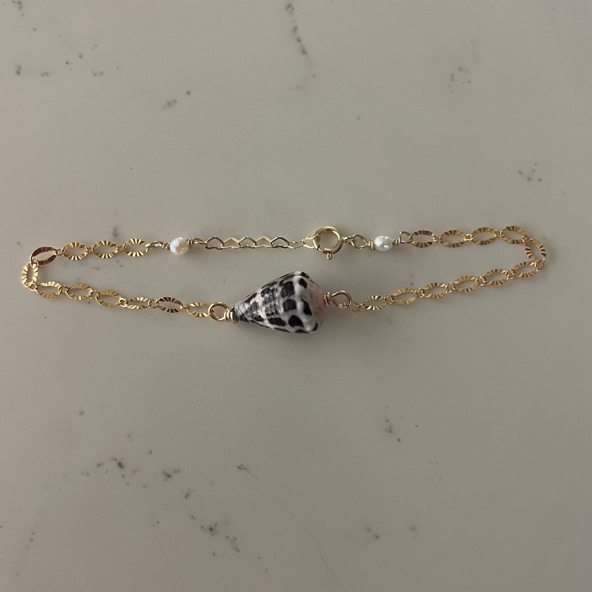 HEBREW CONE SHELL BRACELET