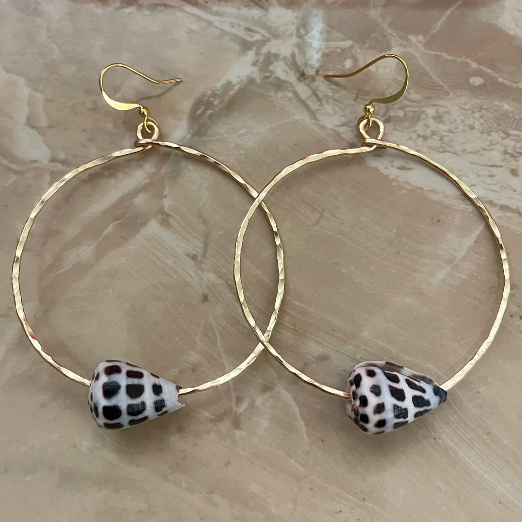 HEBREW SHELL HOOPS