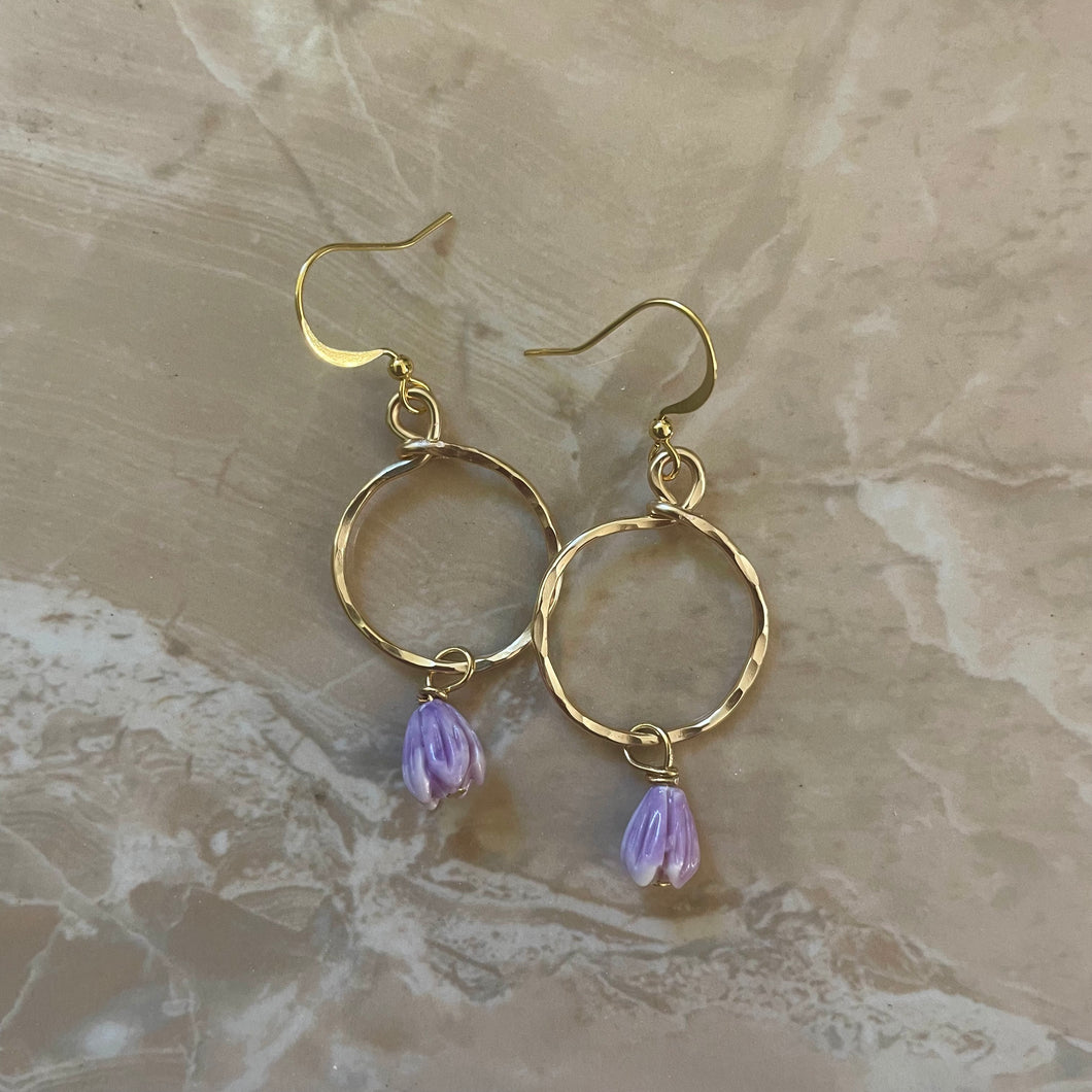 PURPLE PIKAKE HOOPS