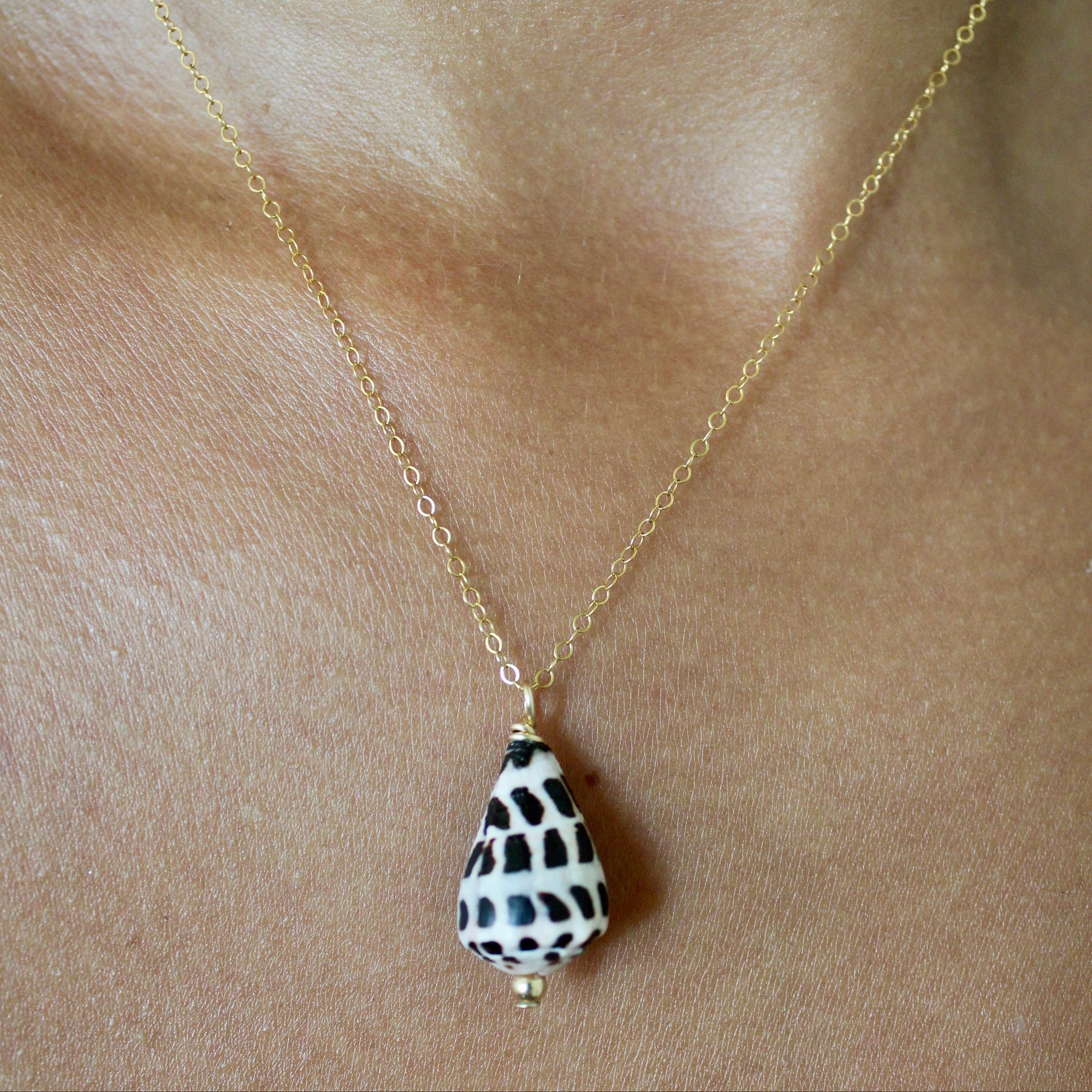 HEBREW CONE SHELL NECKLACE