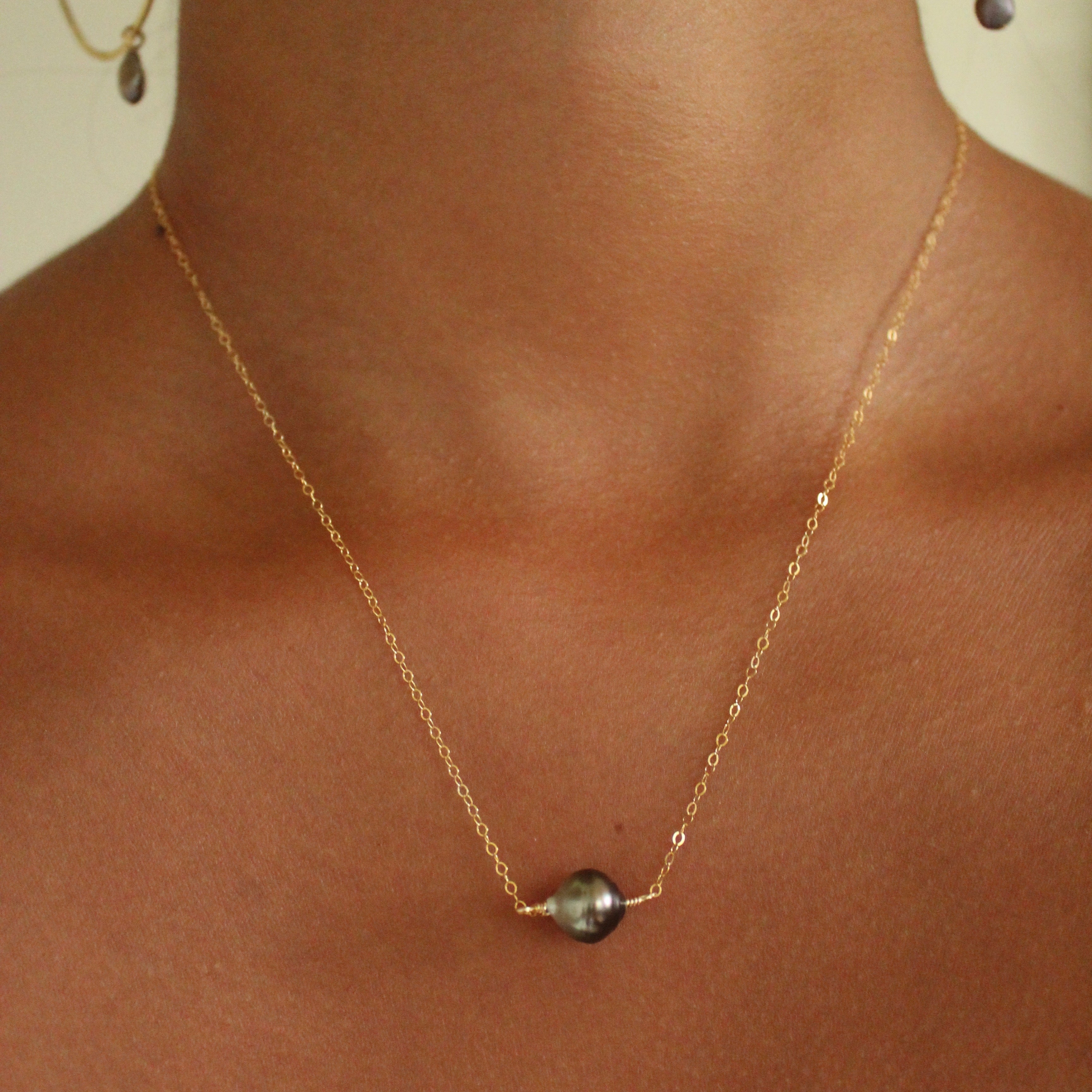 CLASSIC BAROQUE TAHITIAN PEARL NECKLACE