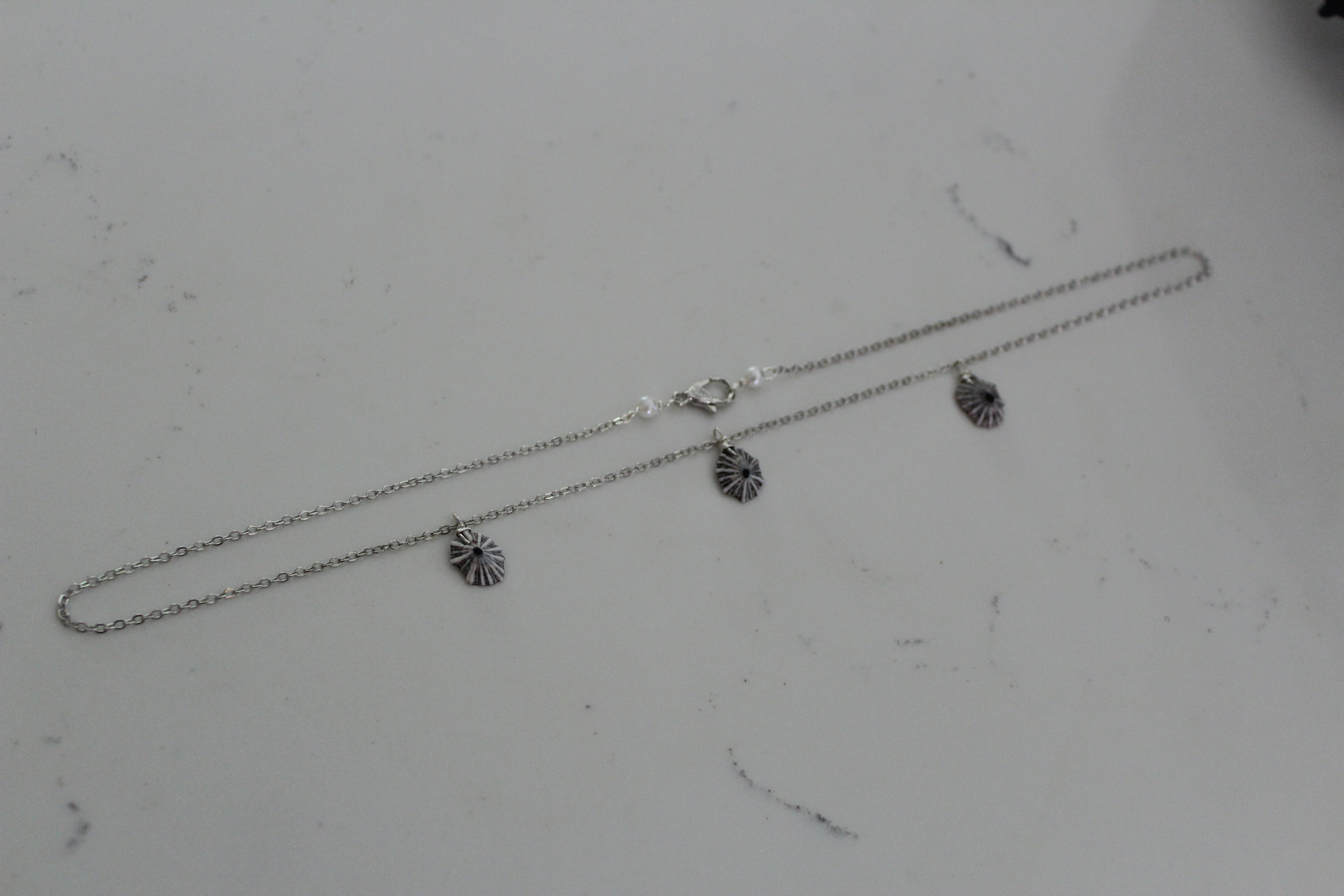 SILVER 'OPIHI ‘AWA NECKLACE