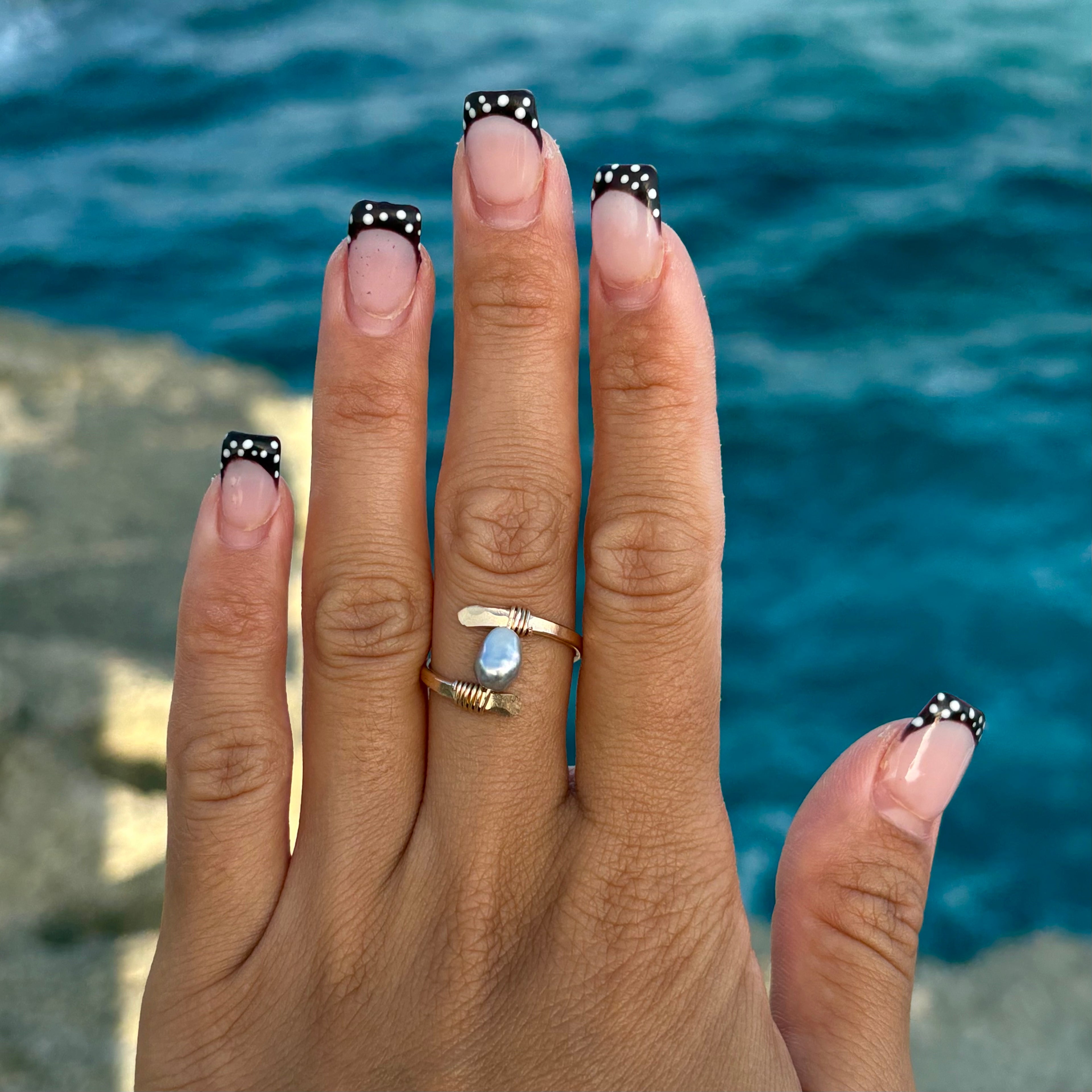LUNA KESHI PEARL RING