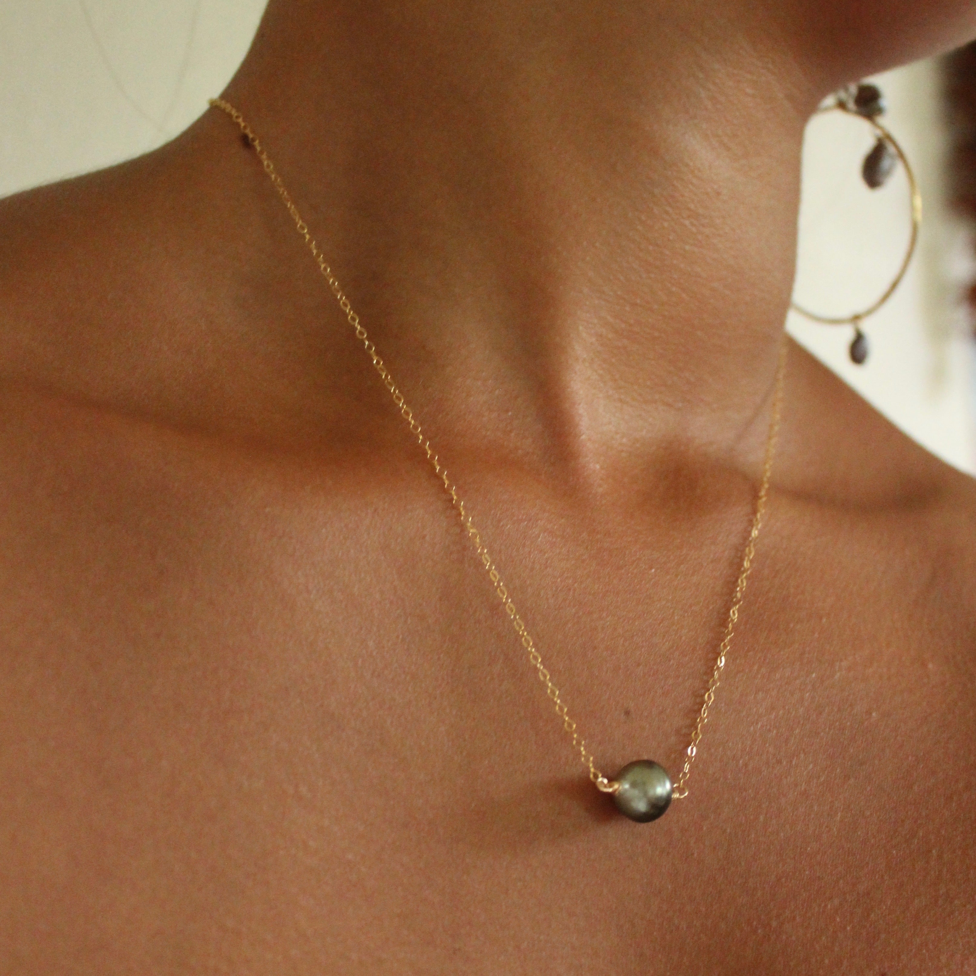 CLASSIC BAROQUE TAHITIAN PEARL NECKLACE