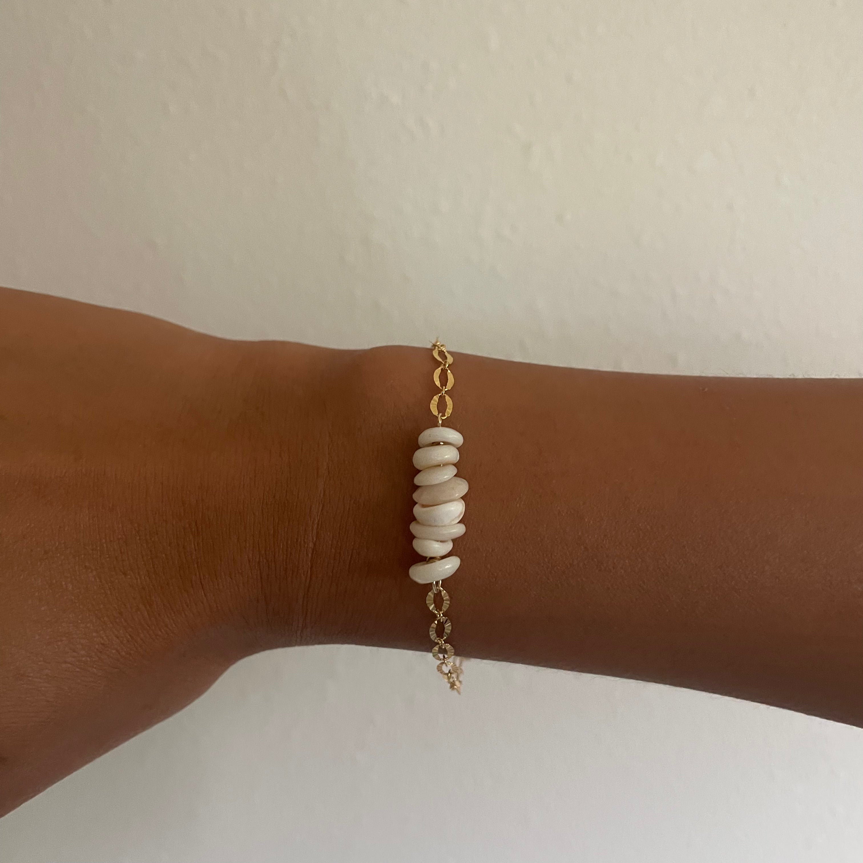 LOADED PUKA SHELL BRACELET