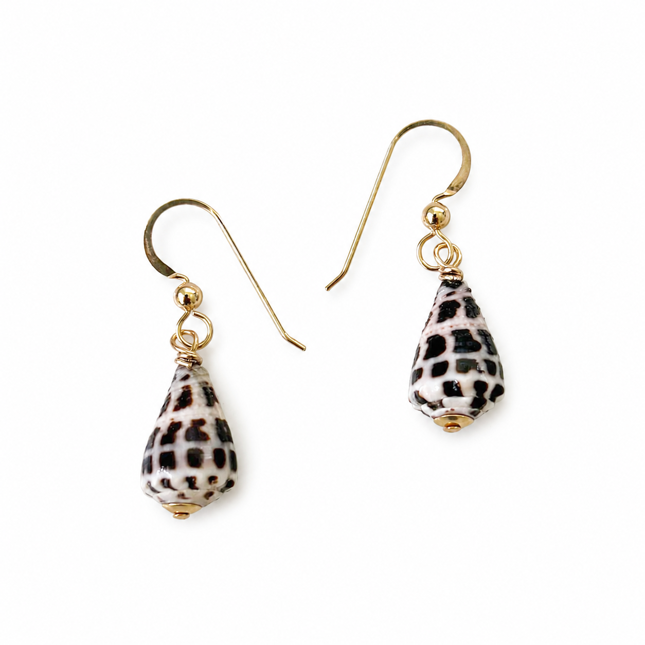 HEBREW CONE SHELL EARRINGS