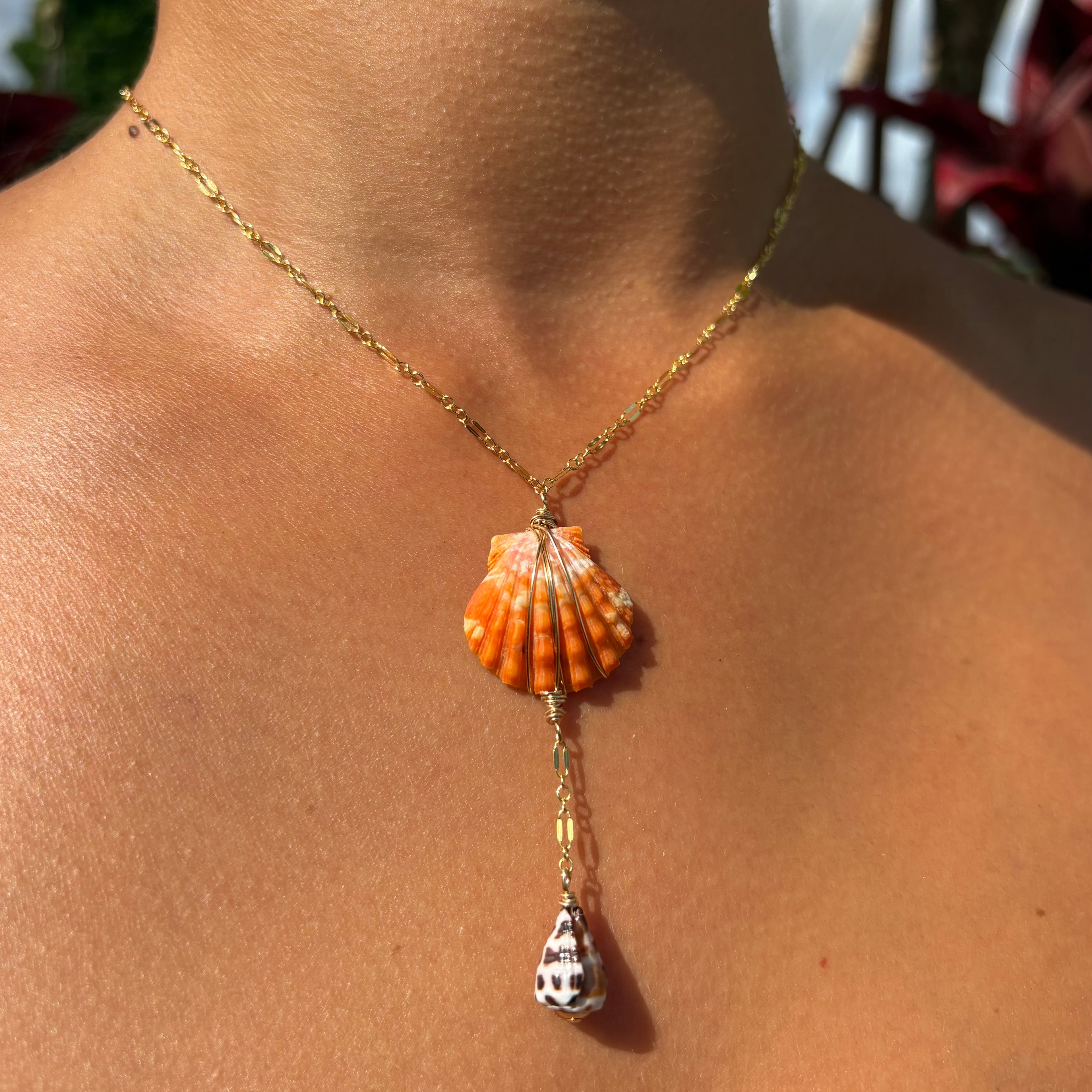 SUNRISE + HEBREW NECKLACE