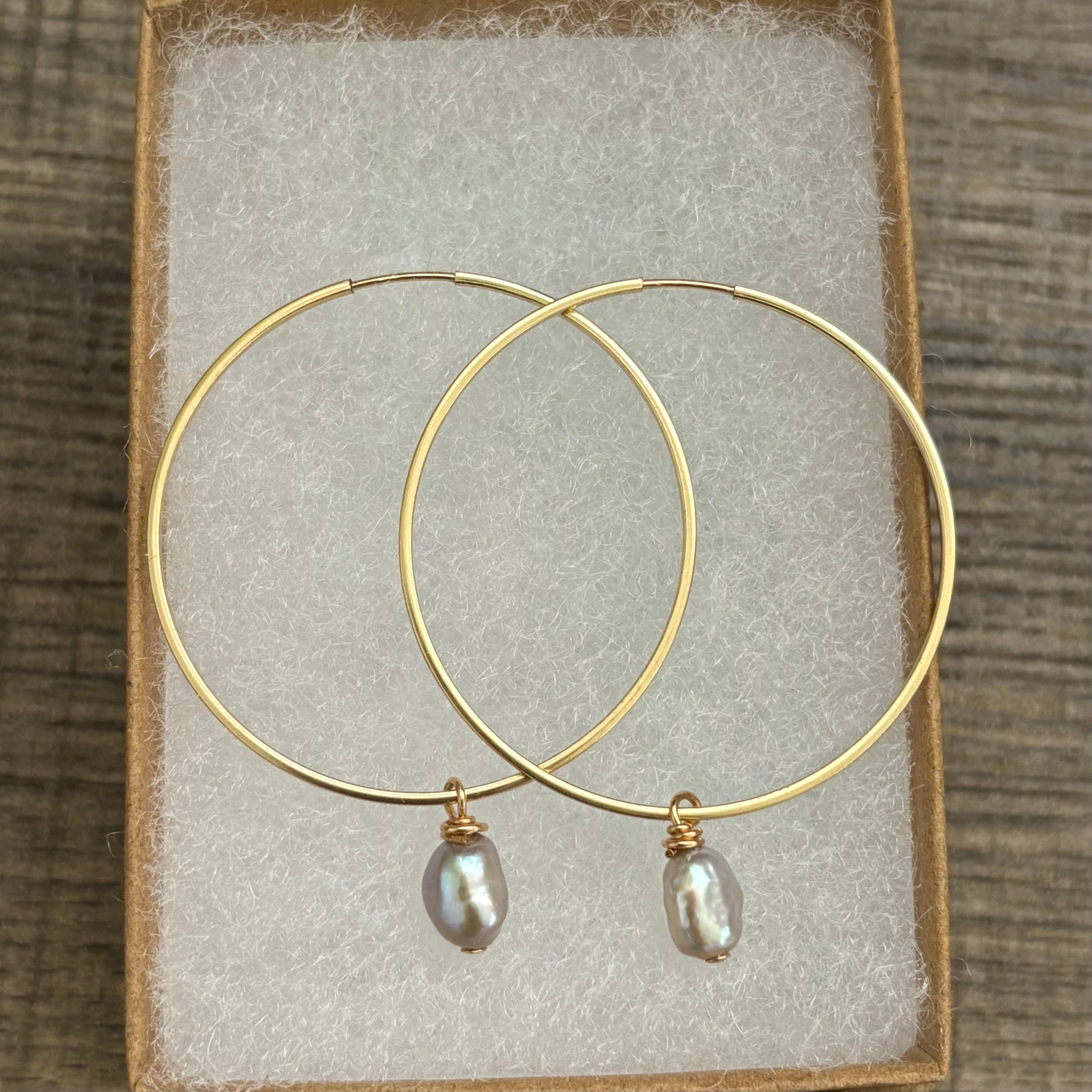 KESHI COVE HOOP EARRINGS