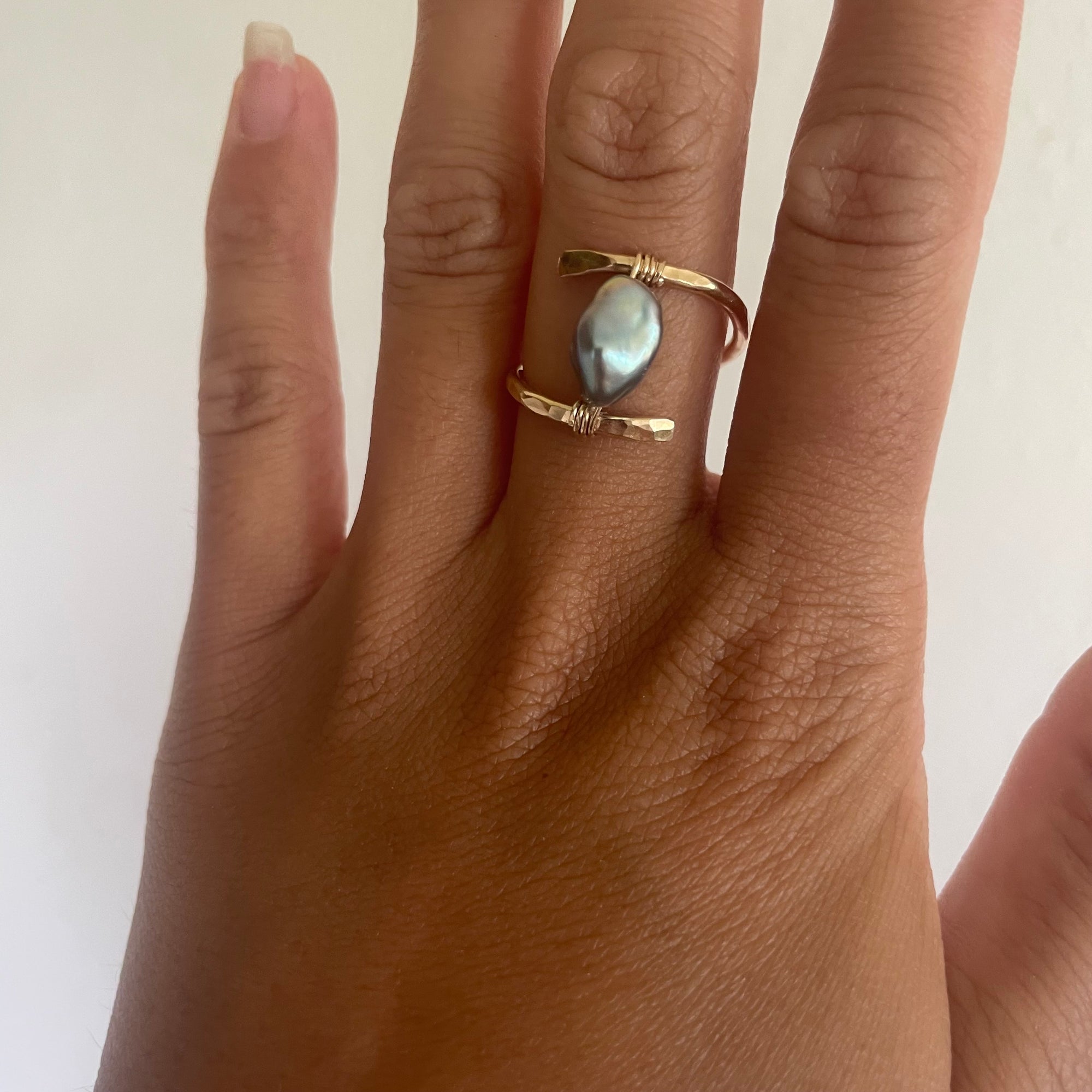 KESHI PEARL RING