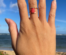 Load image into Gallery viewer, PINK PIKAKE WRAP RING
