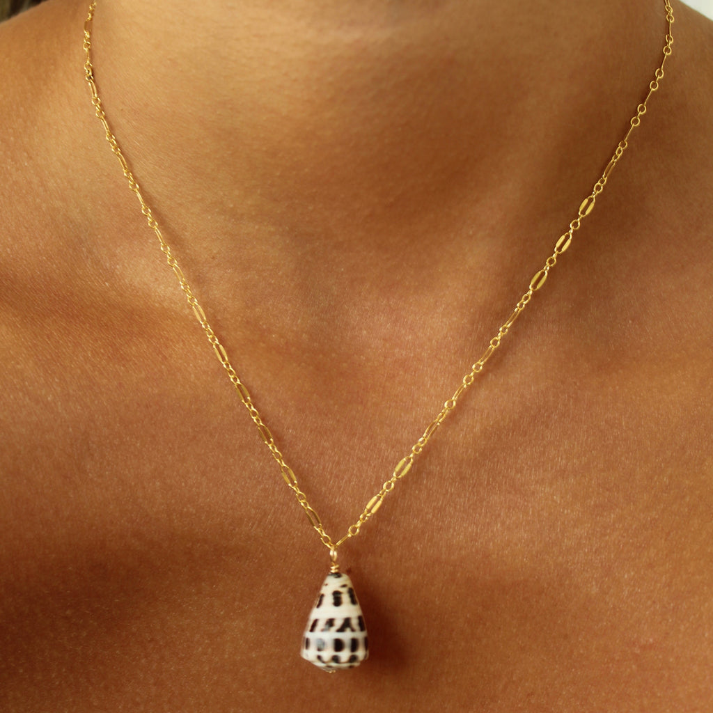 HEBREW CONE SHELL NECKLACE
