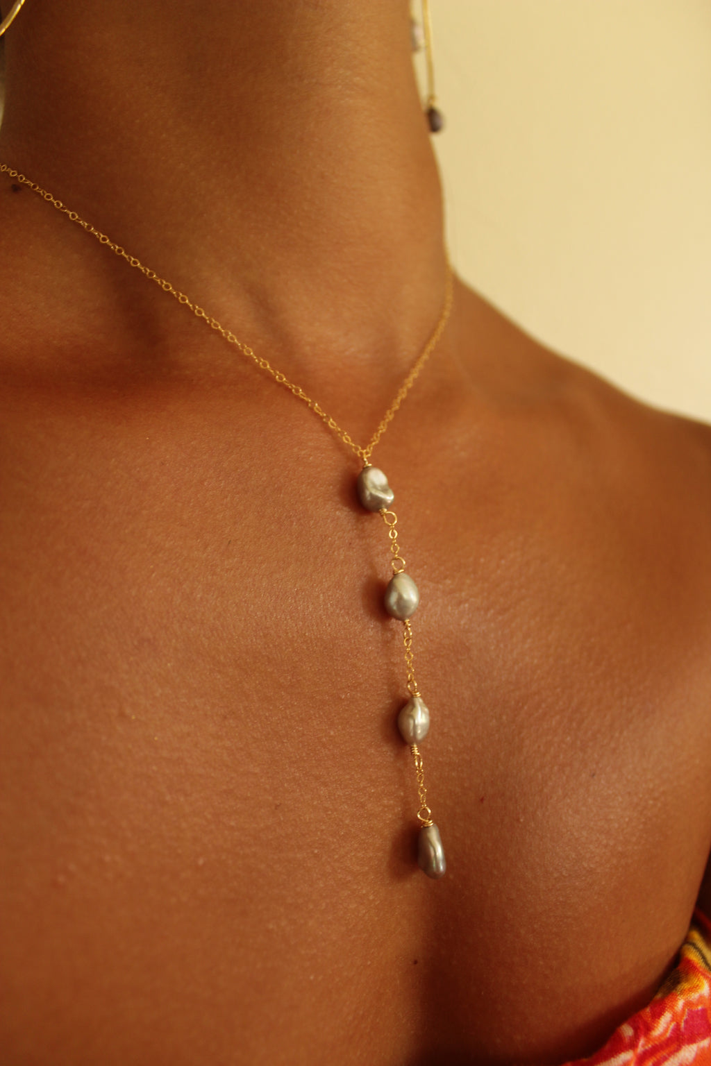 KESHI COVE LARIAT NECKLACE