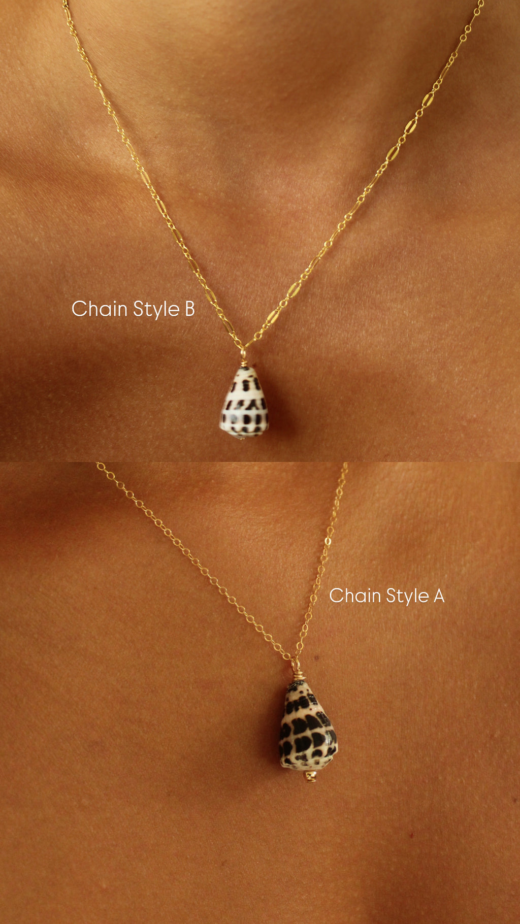 HEBREW CONE SHELL NECKLACE