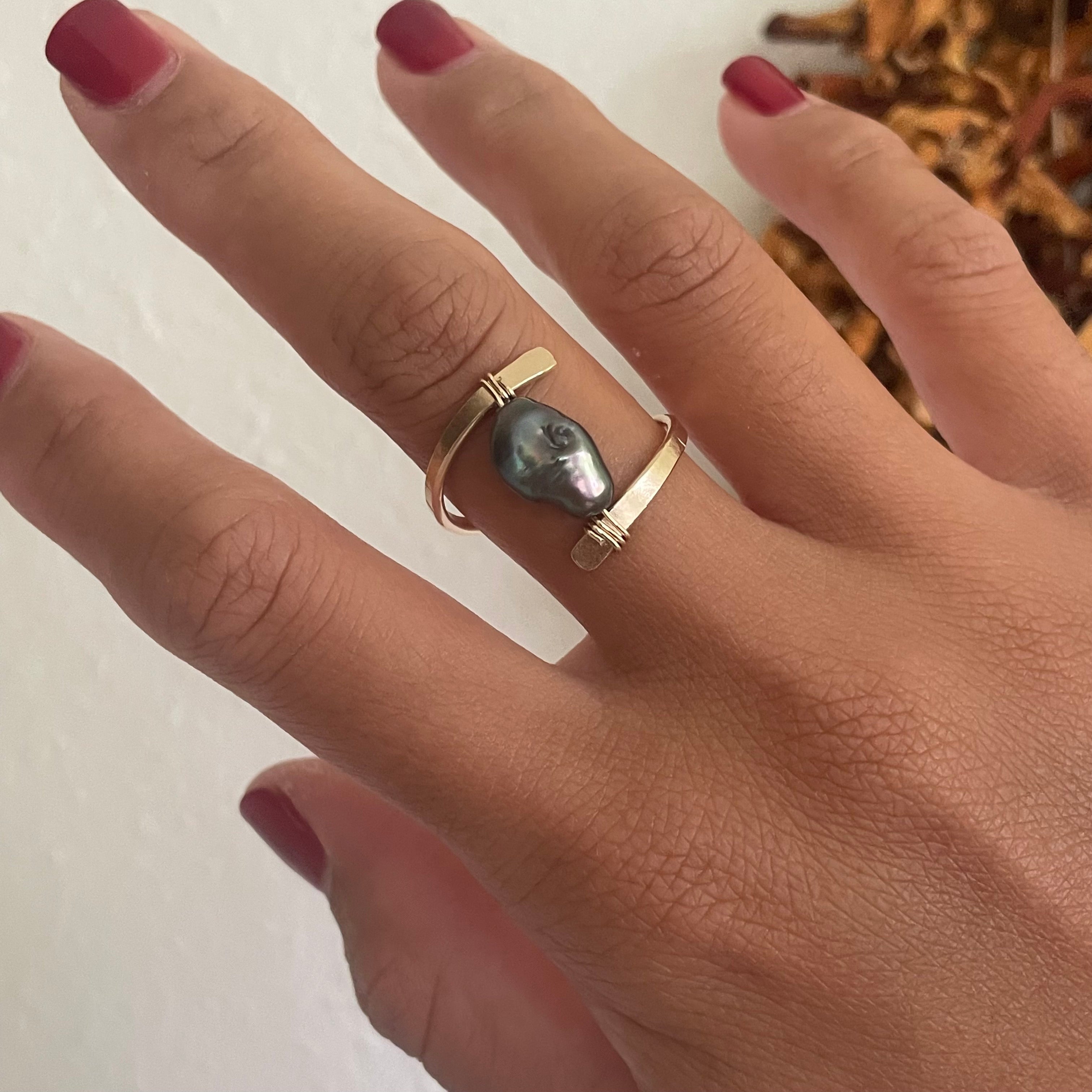 KESHI PEARL RING