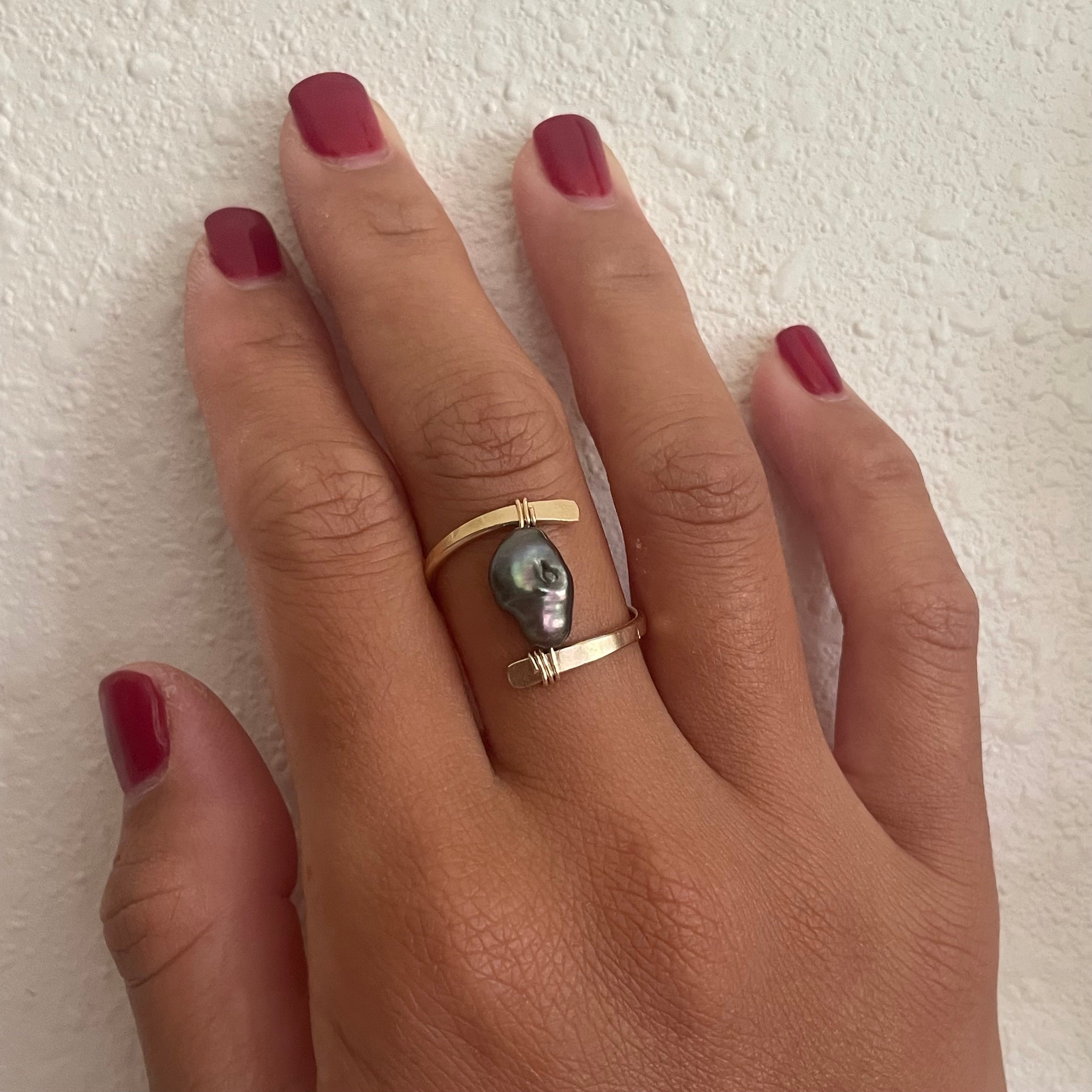 KESHI PEARL RING