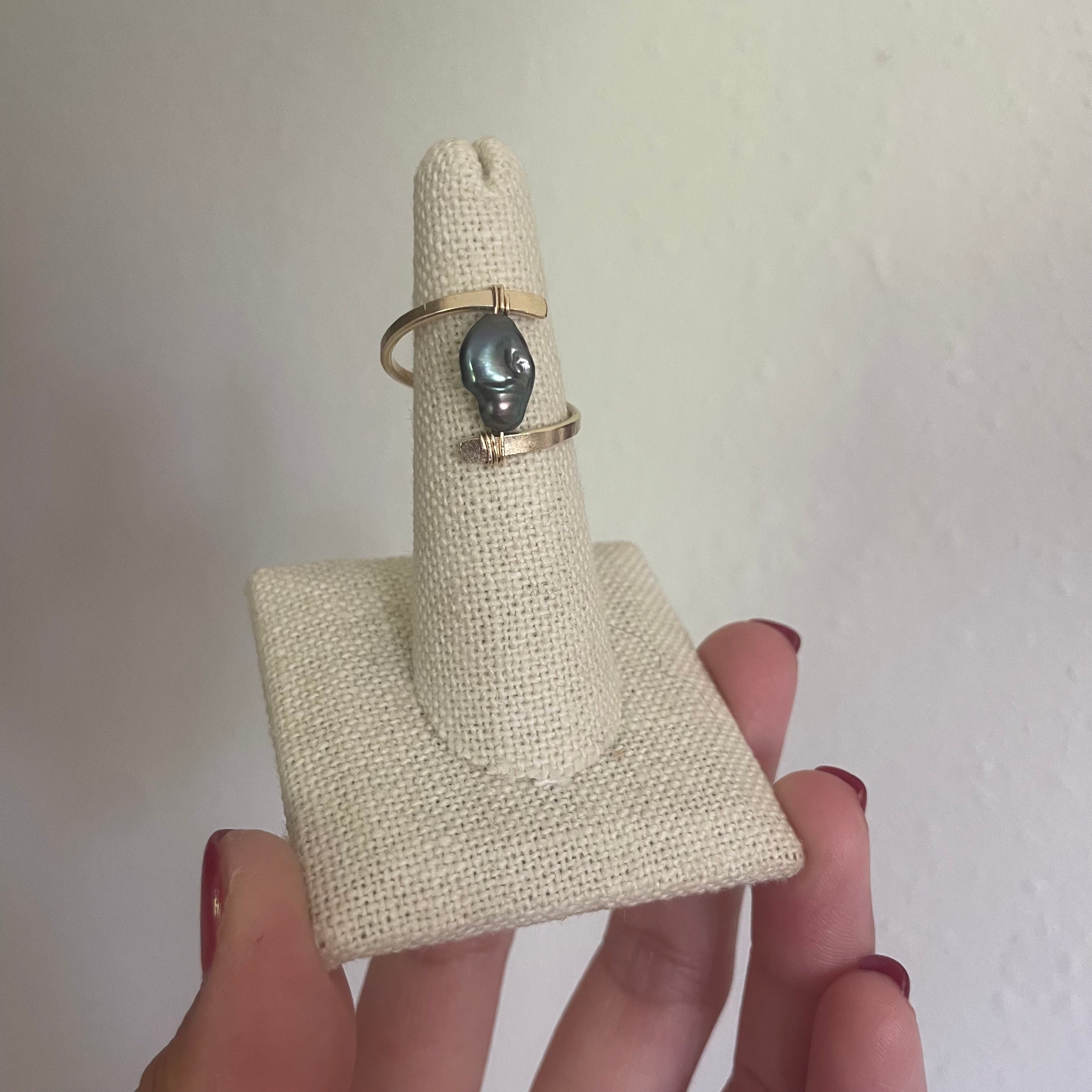 KESHI PEARL RING