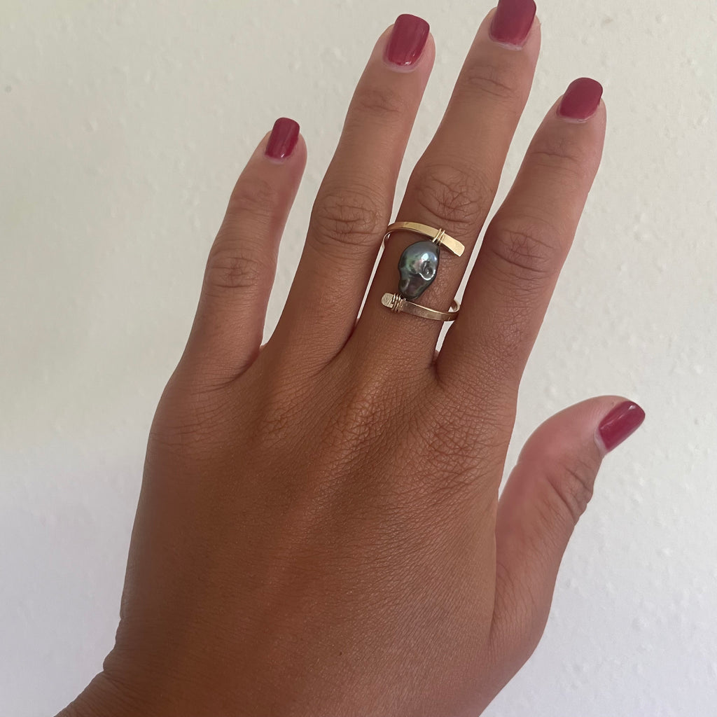 KESHI PEARL RING